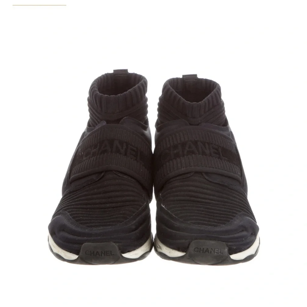 Chanel 'CC' Sock Sneakers